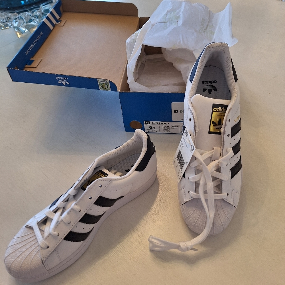 adidas White and Black Women's Sneakers